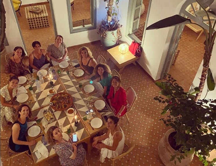 Jantar num riad em Marraquexe