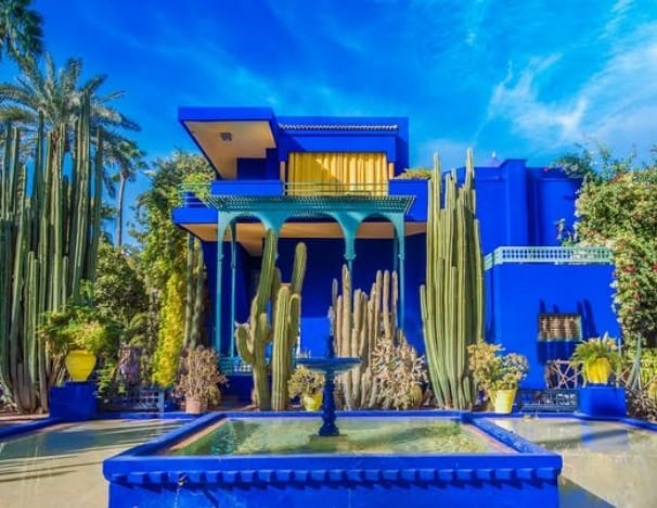 Jardim Majorelle em Marraquexe