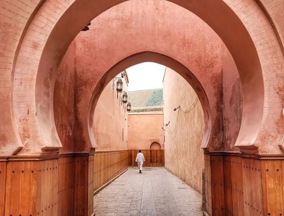 Rua da medina de Marraquexe