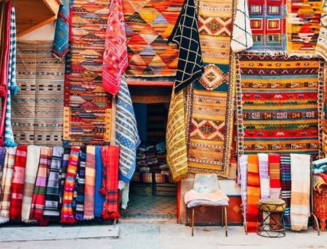 Souk na medina de Marraquexe