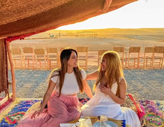 Refeição no deserto de Agafay