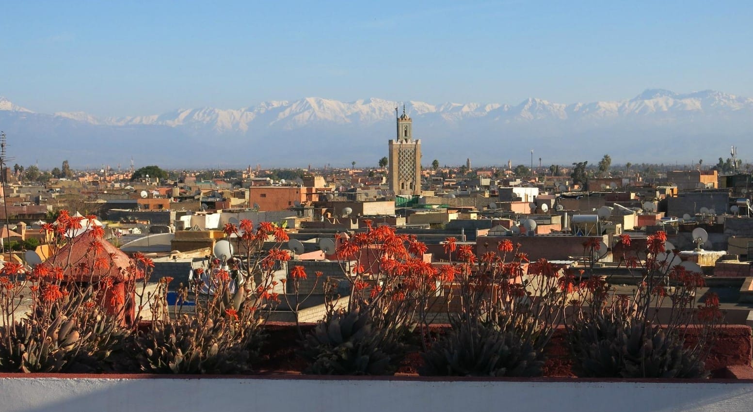 Vista da Medina de Marraquexe no Museu da Fotografia