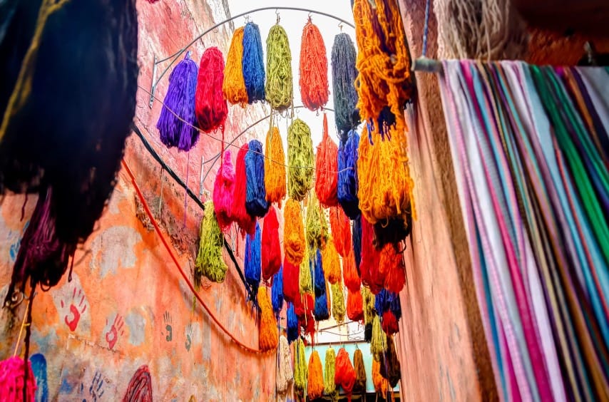 Souk Sebbaghine - Medina Marraquexe